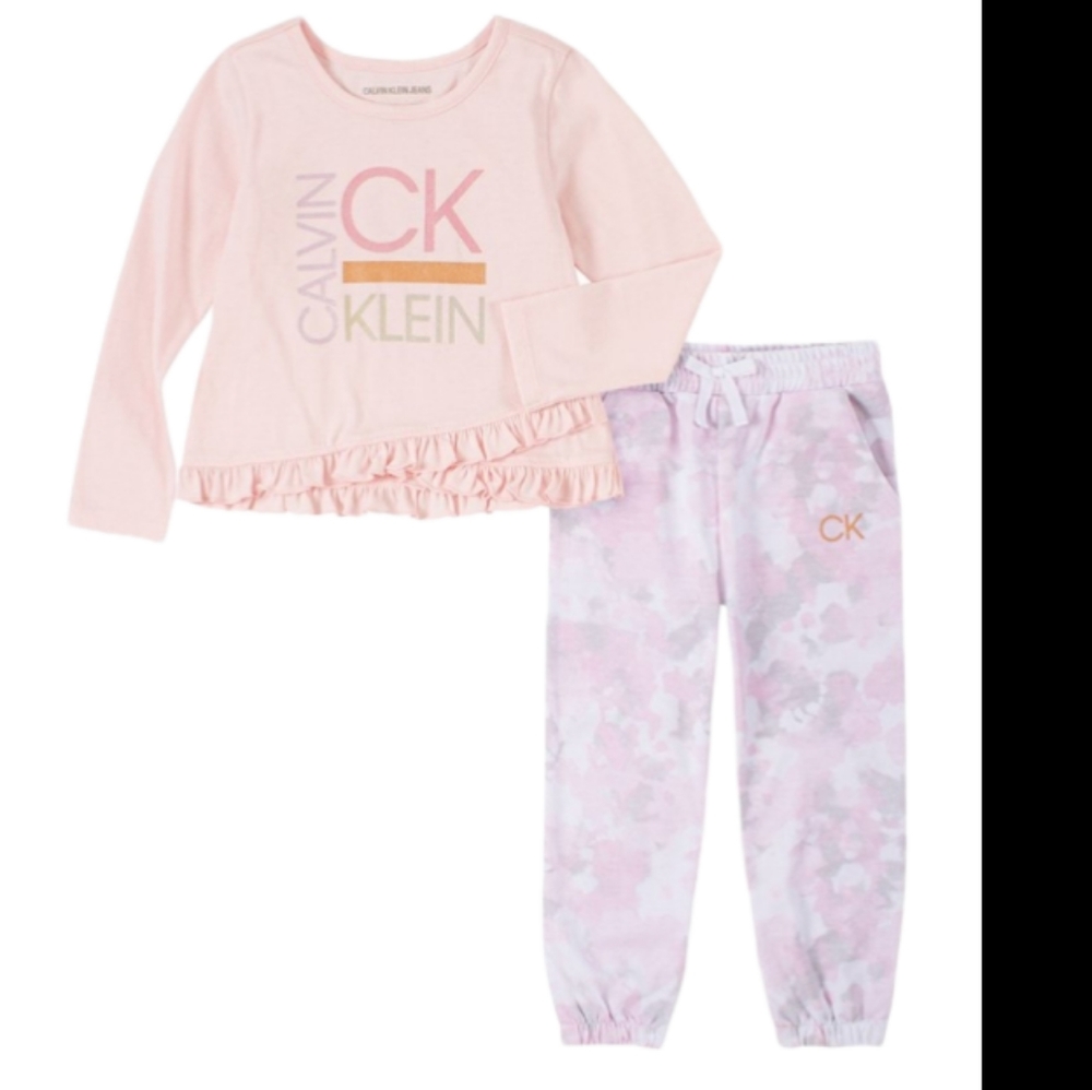 ***NWT ADORABLE CALVIN KLEIN 2PC SET SZ 4T***